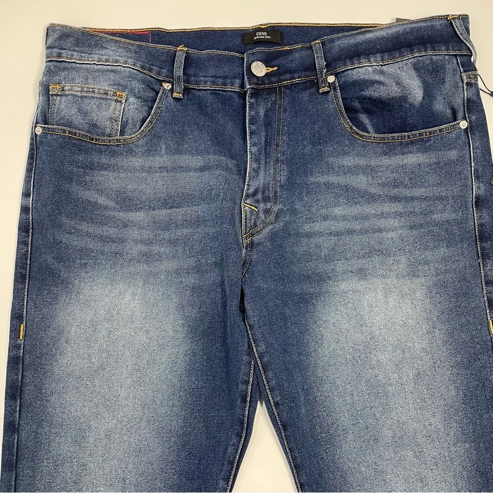 NWT New $159 True Religion Geno Relaxed Slim Jeans Size 40 x 32